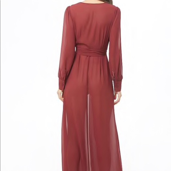 Floor length deep red dress - New With Tags! - Picture 4 of 4